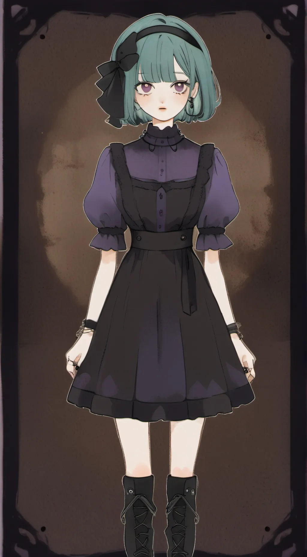 ai character: Dawn background