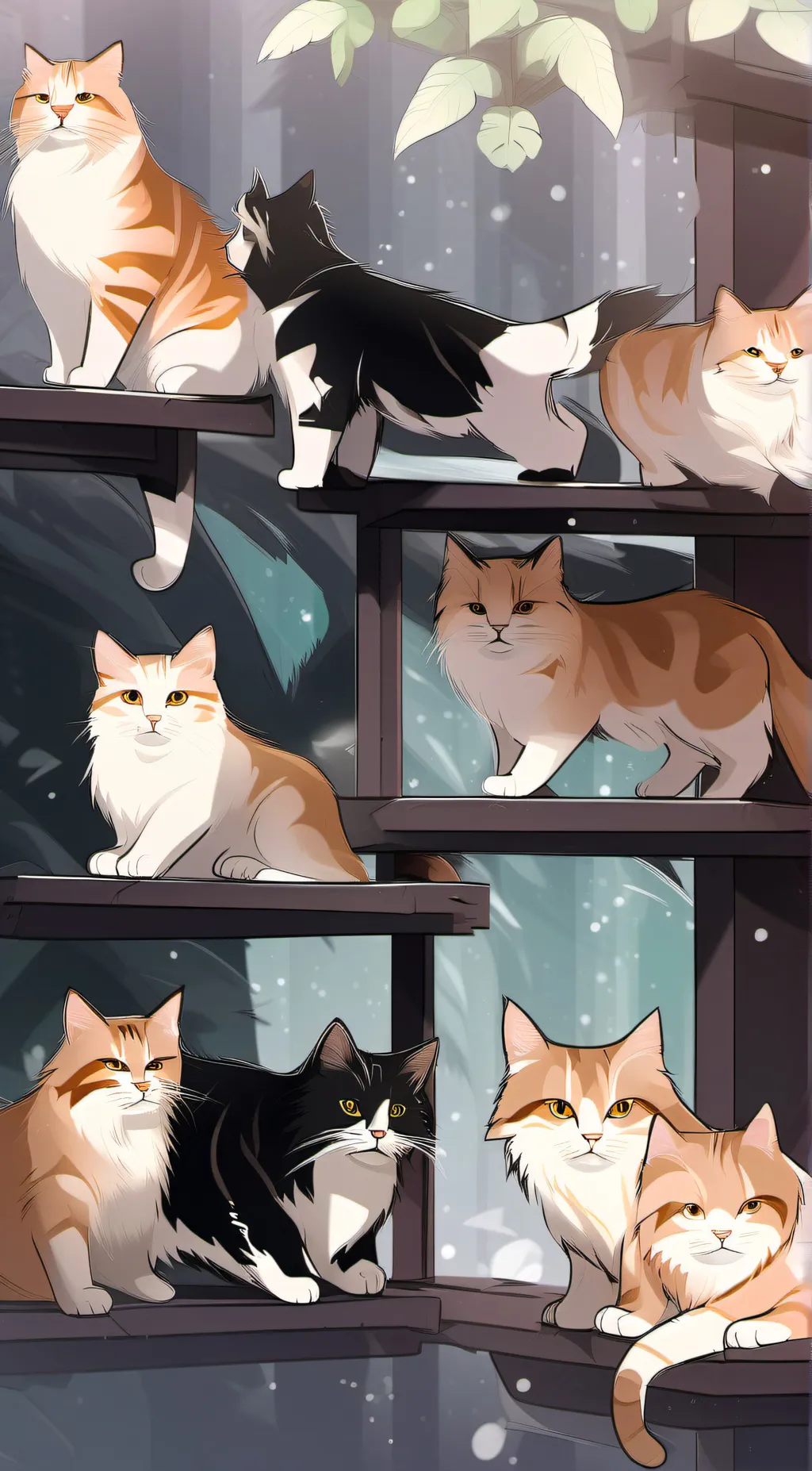 ai character: adopt a cat background