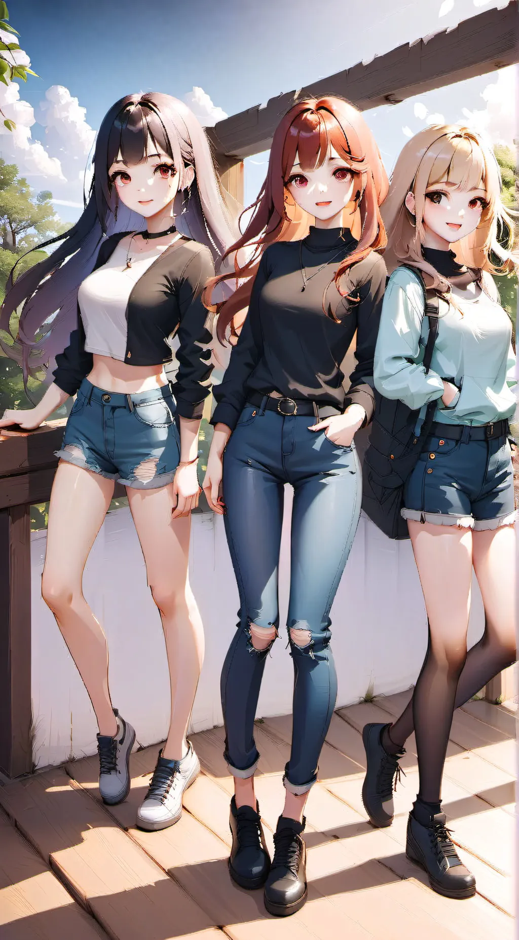 ai character: The popular girls background