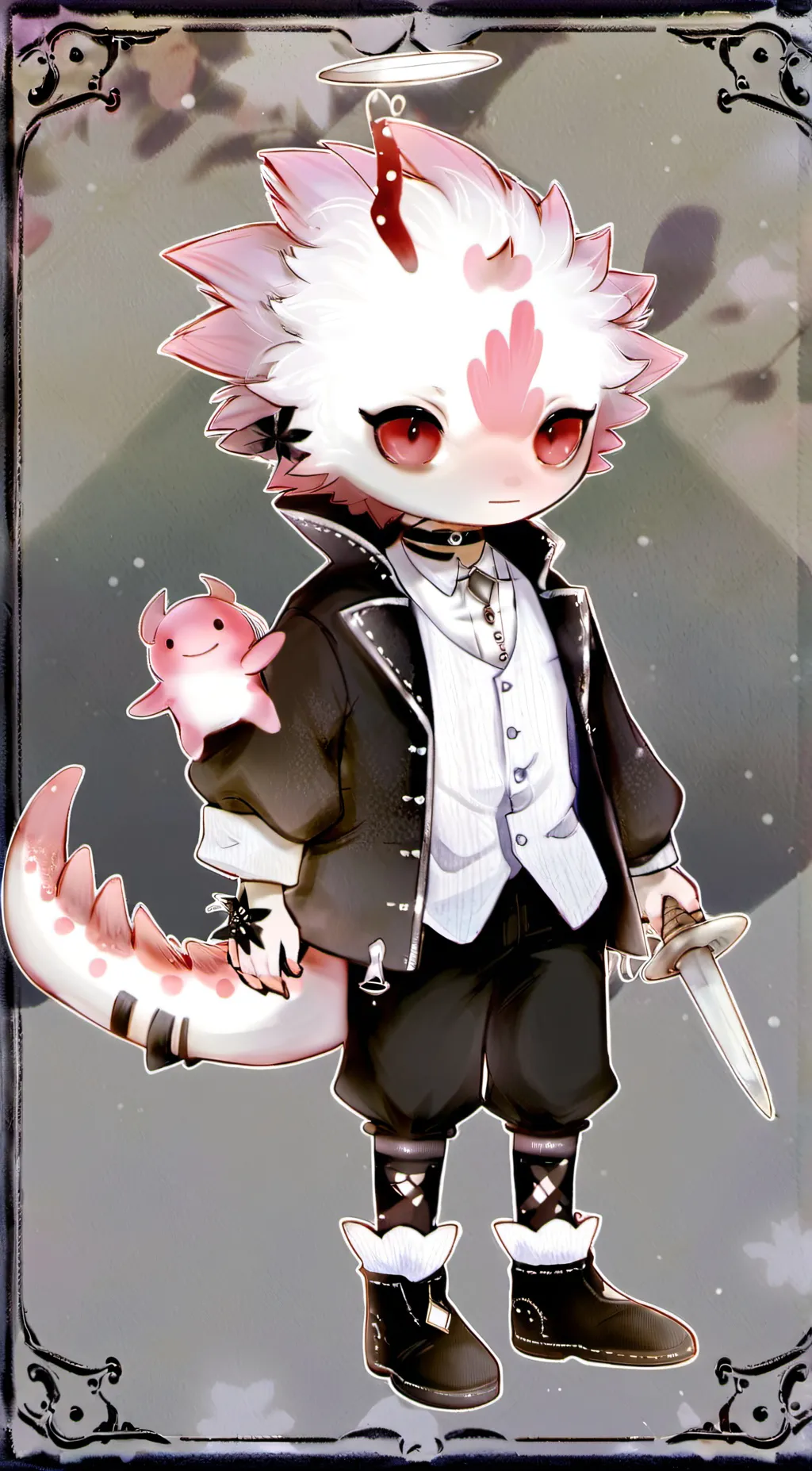 ai character: KinitoPET background
