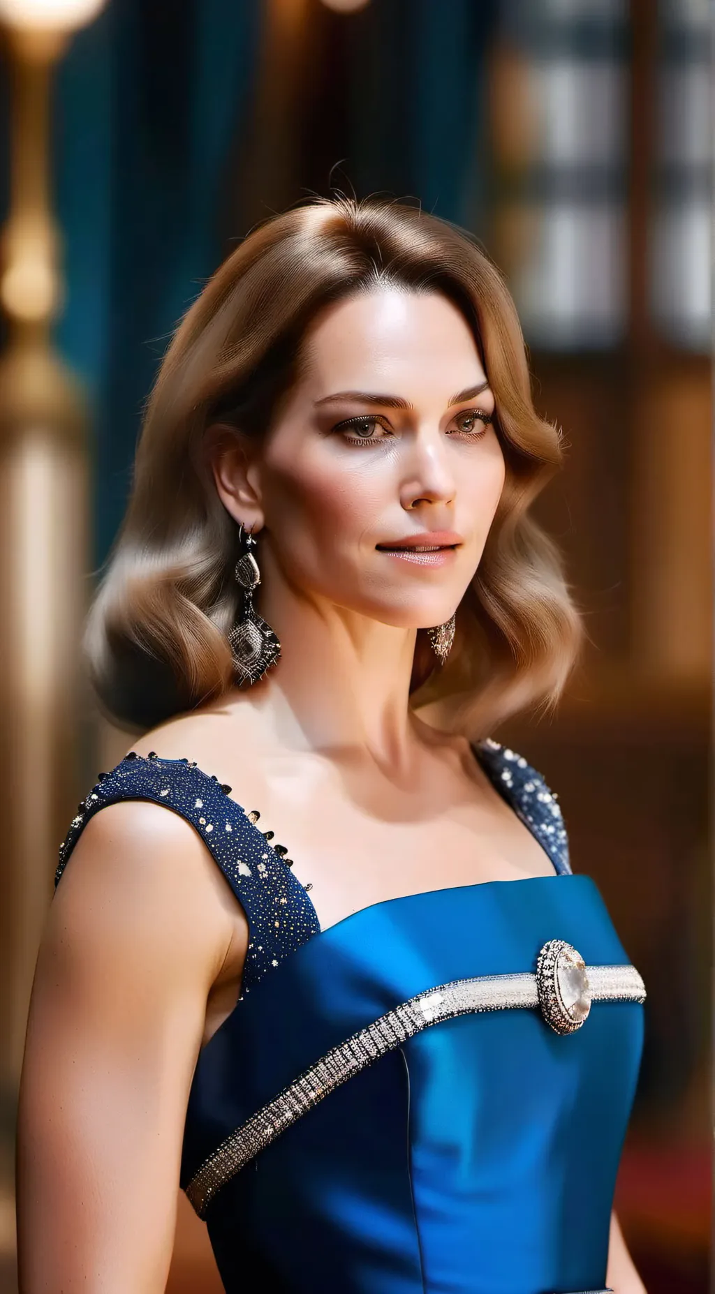 ai character: Kate Middleton background