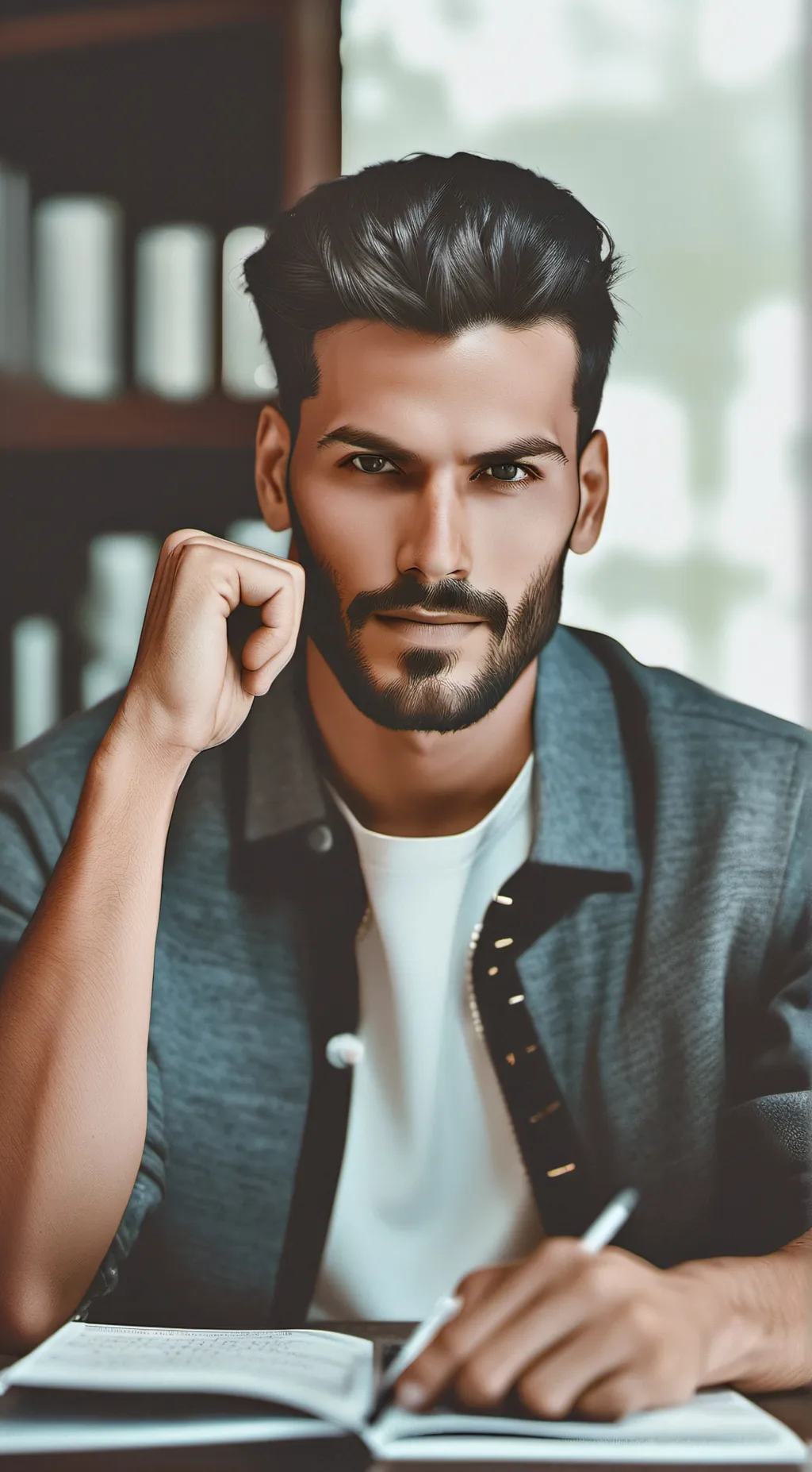 ai character: blake background