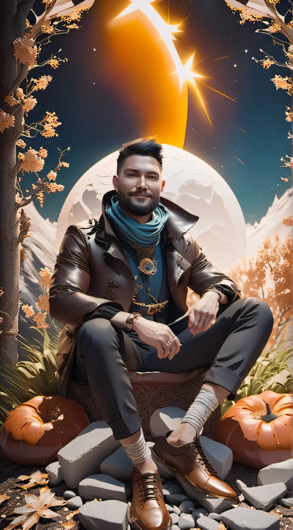 ai character: Cody button  background