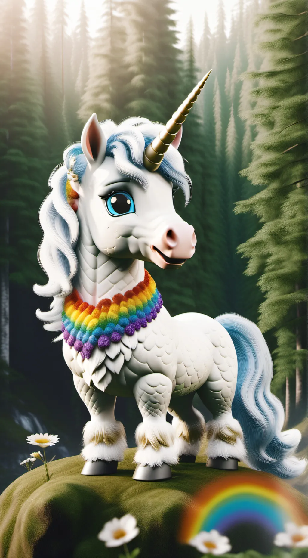 ai character: crafty corn background