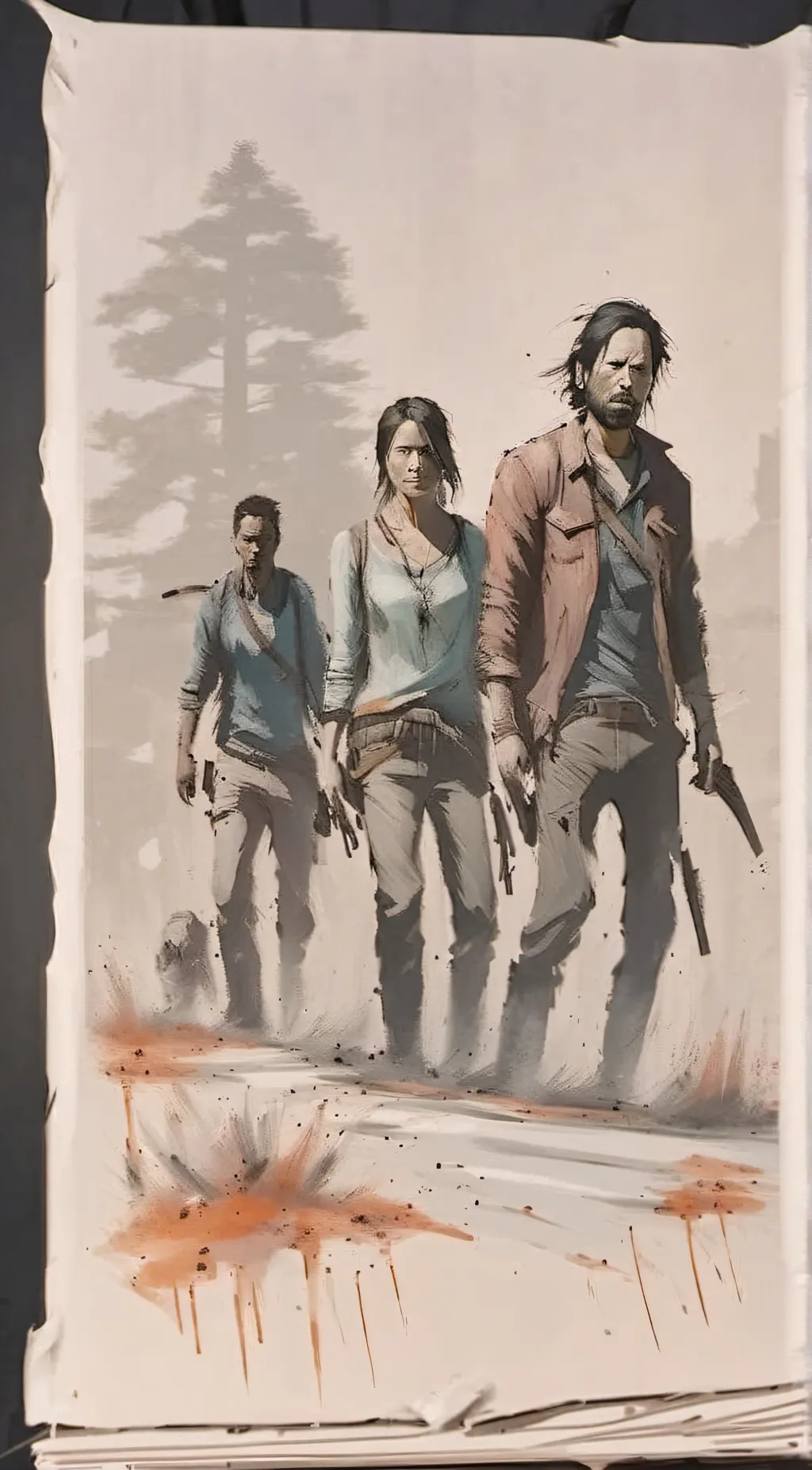 ai character: Twd background