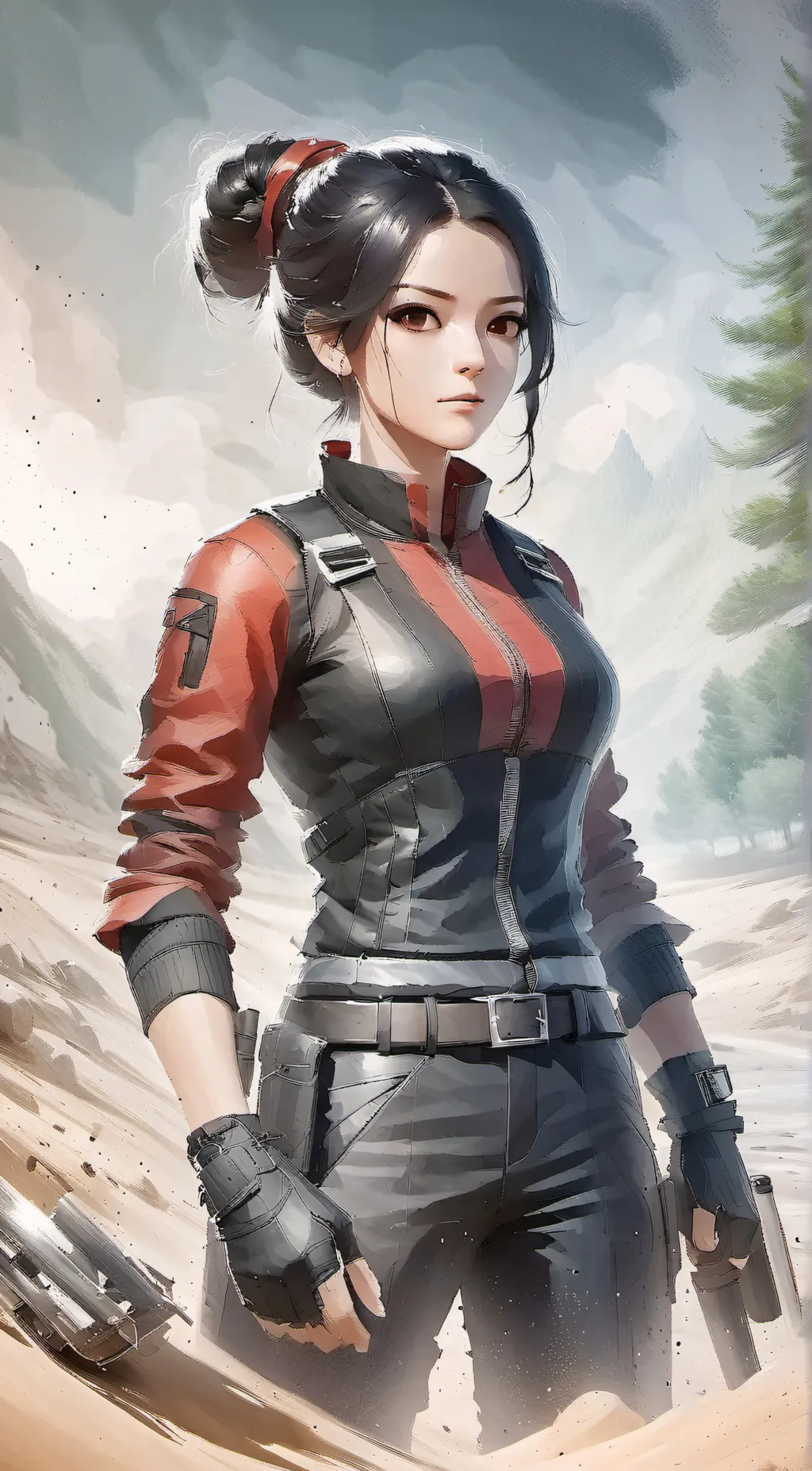 ai character: mechanist(fortnite background