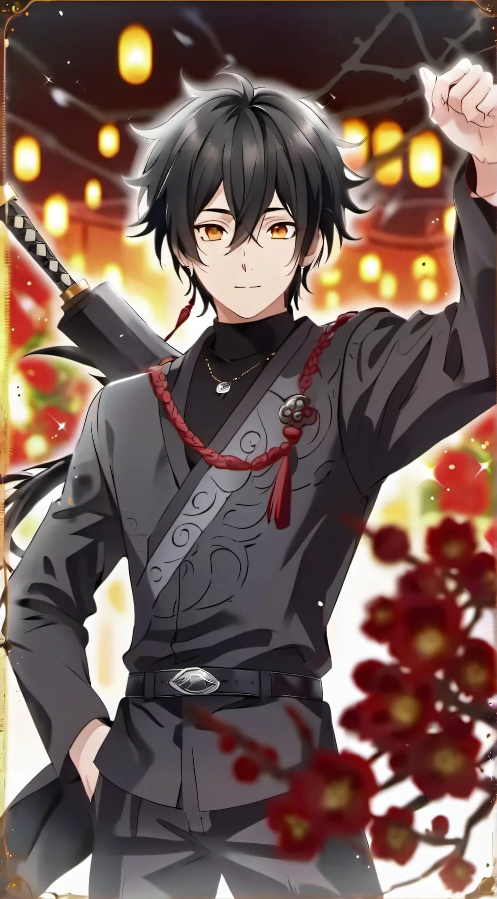 ai character: saskue background