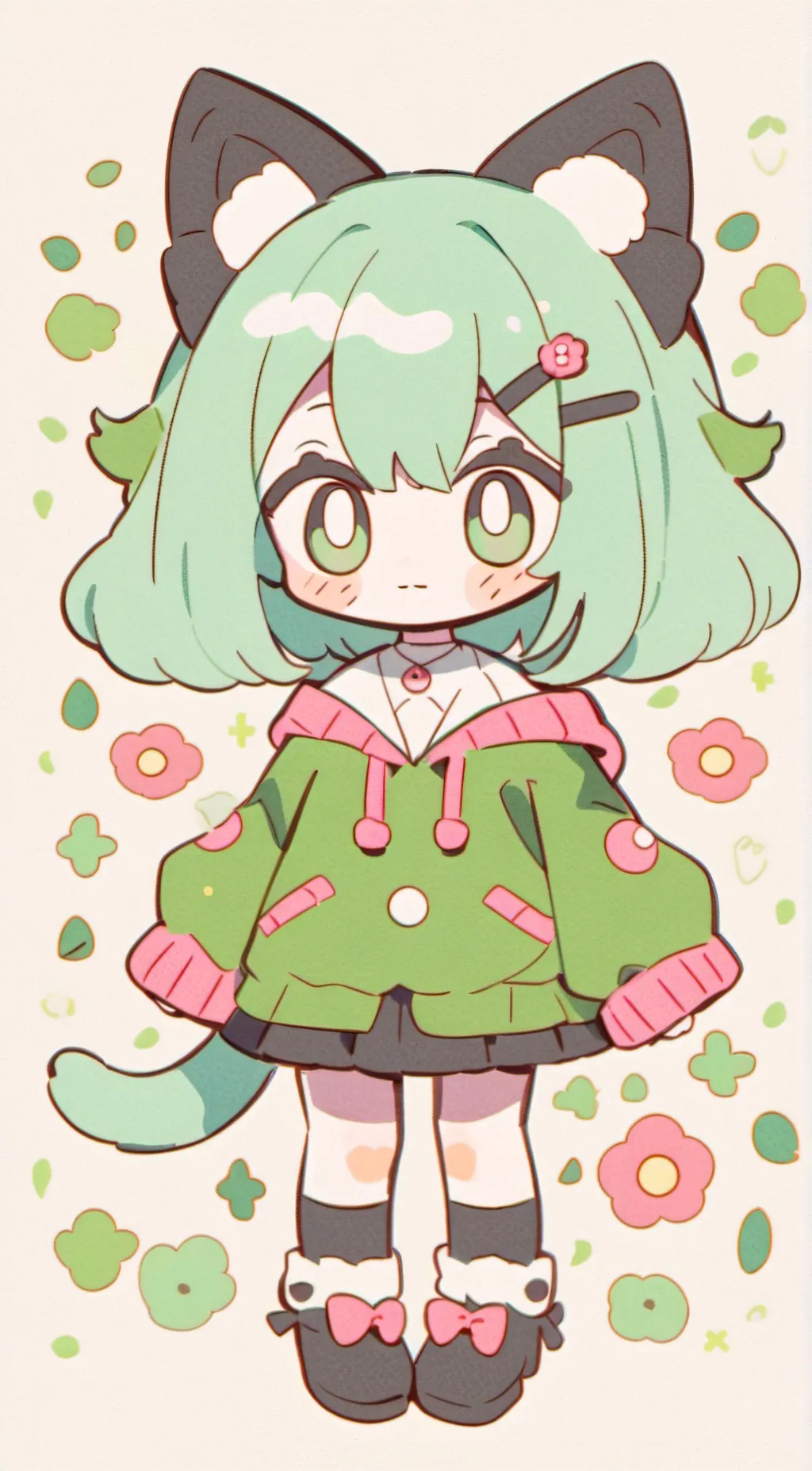 ai character: blossom  background
