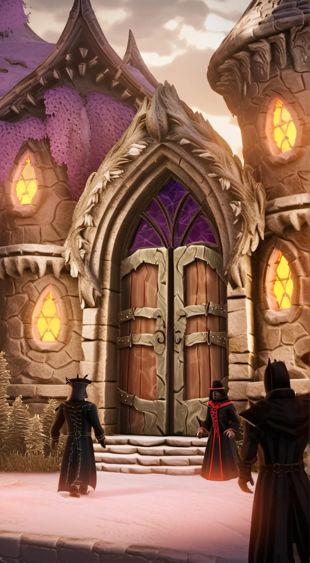 ai character: door 50 background