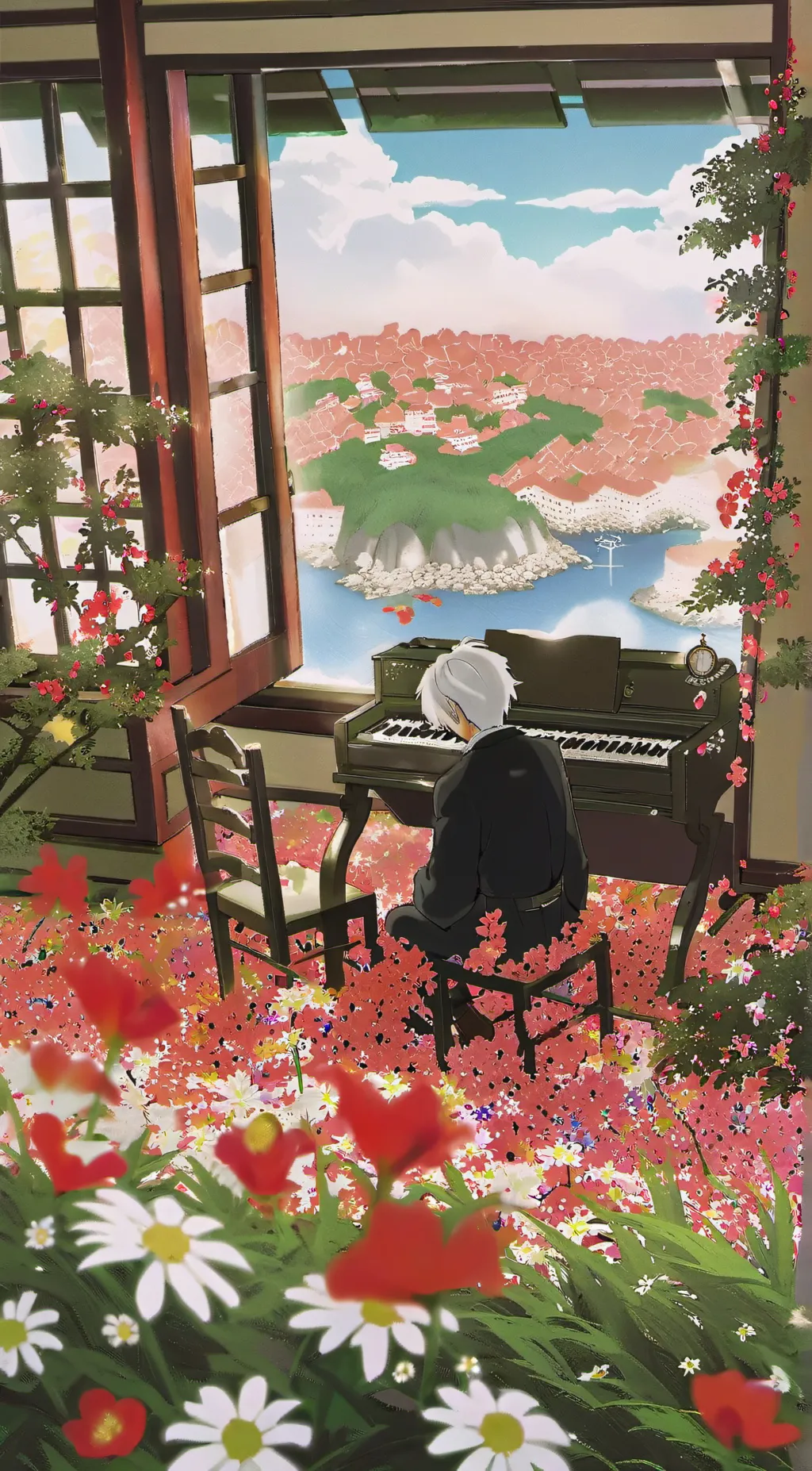 ai character: Charlie and Vaggie background