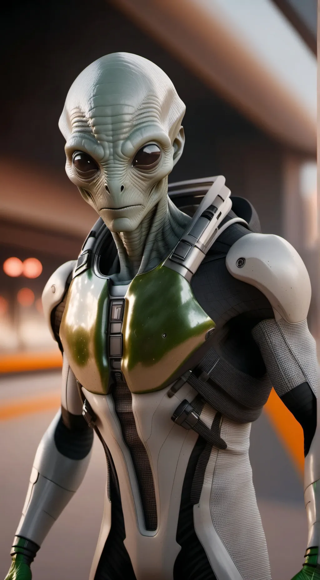 ai character: Alien fallout! background