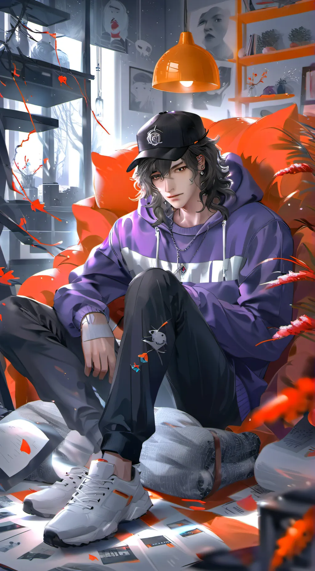 ai character: CARTER  background