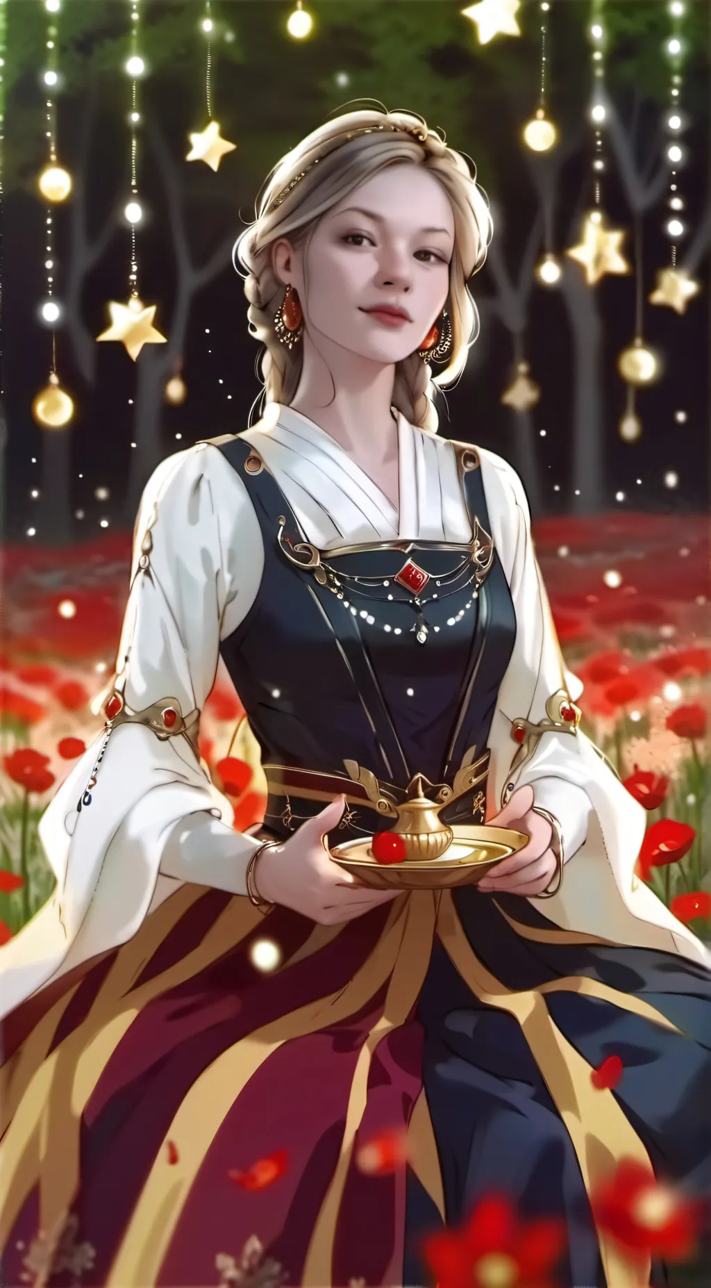 ai character: sky  background