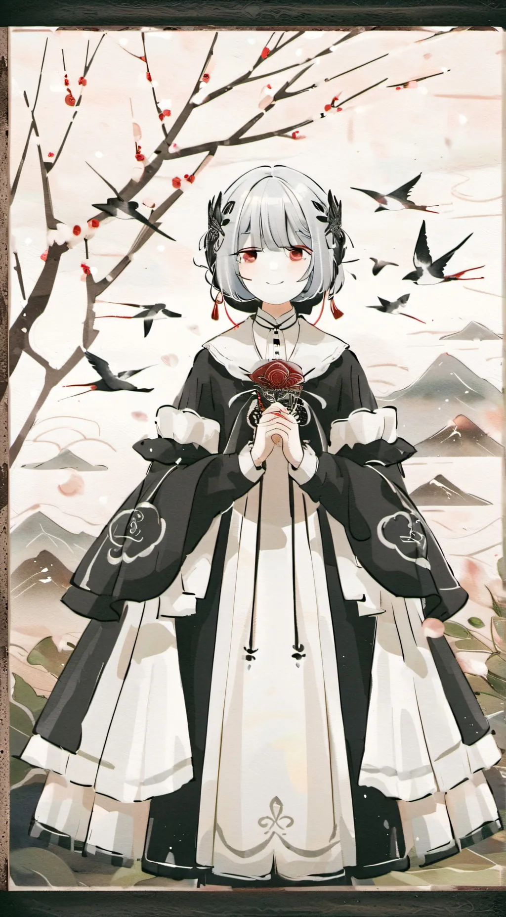 ai character: Mei!  background