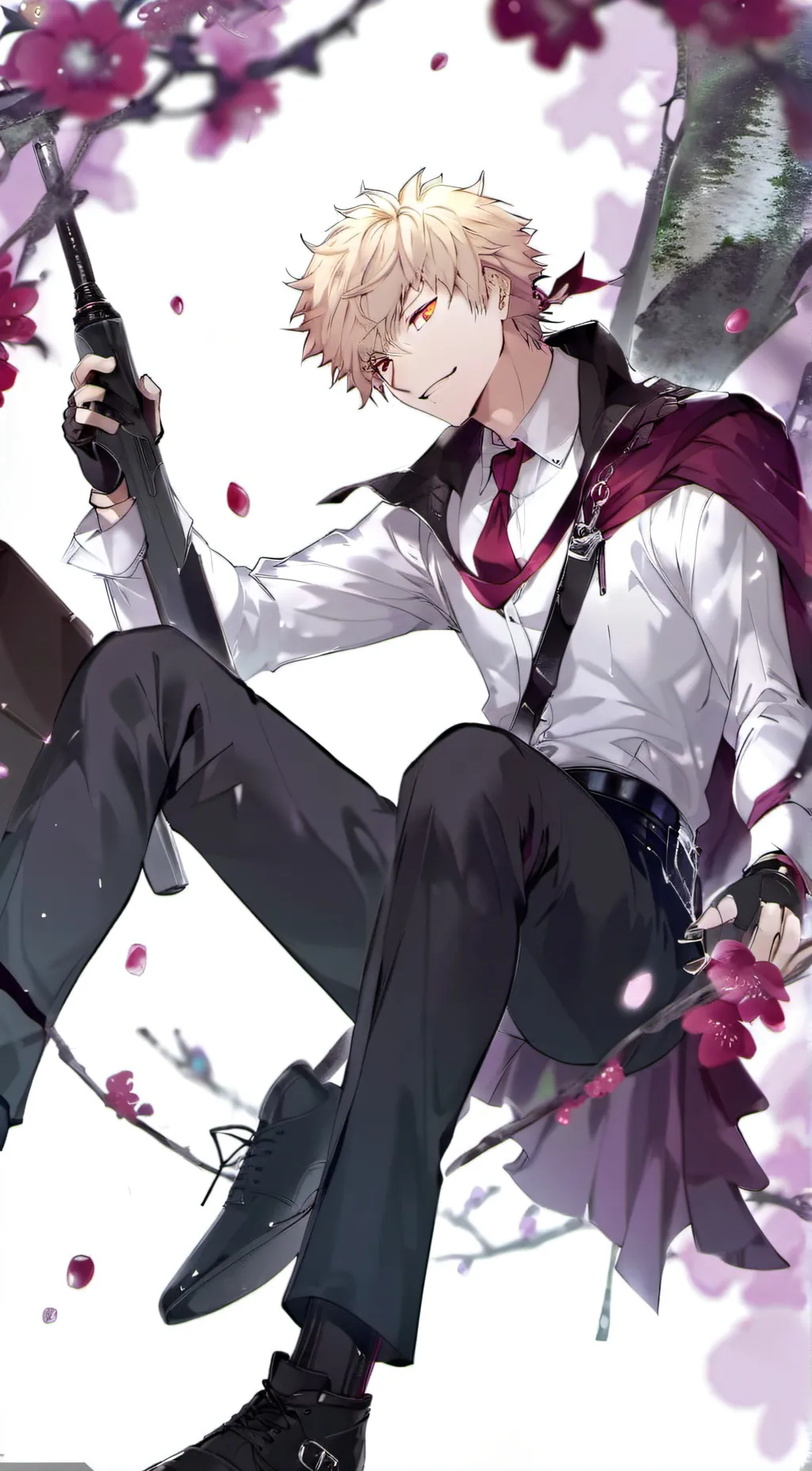 ai character: Bakugo husband  background