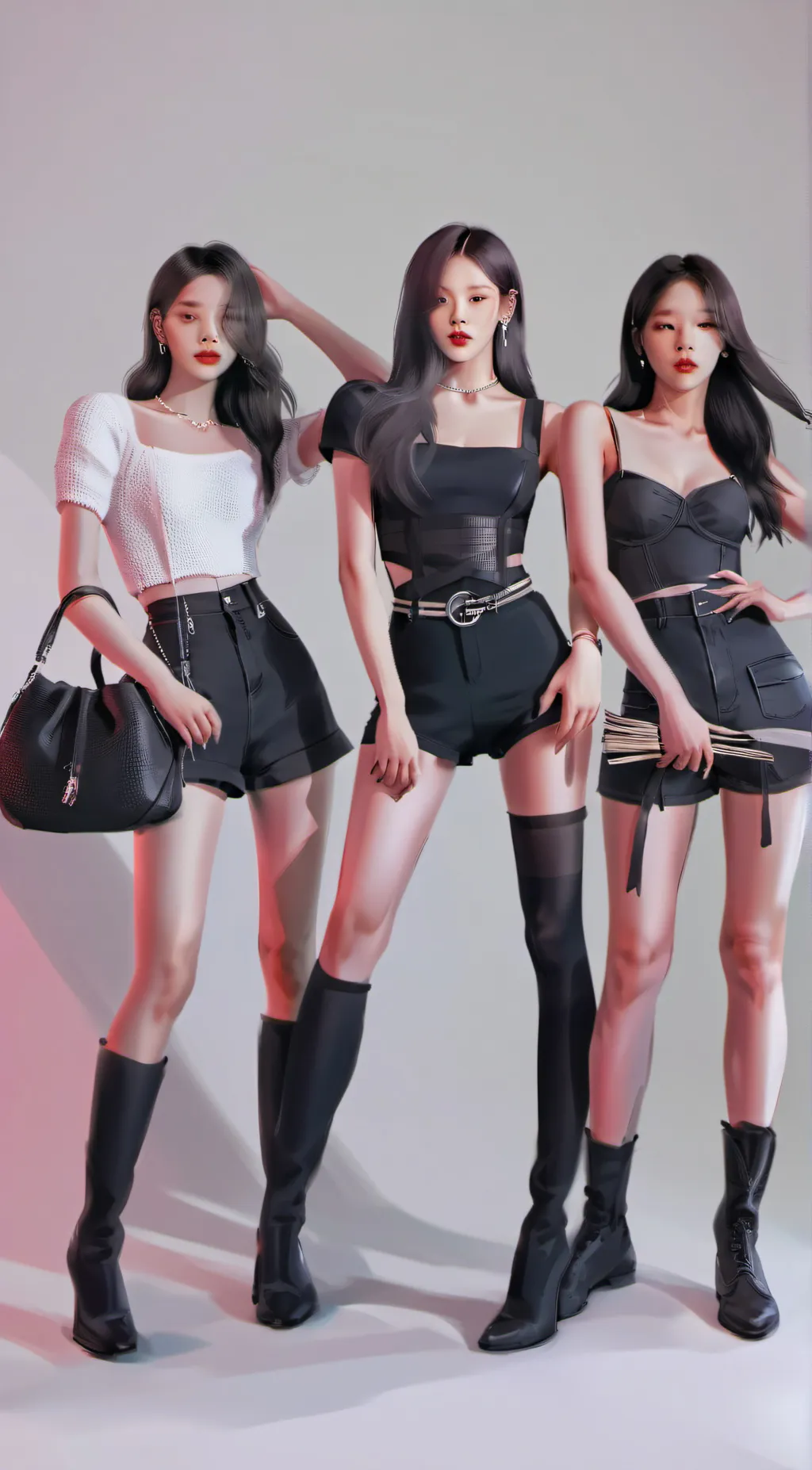 ai character: BLACKPINK background