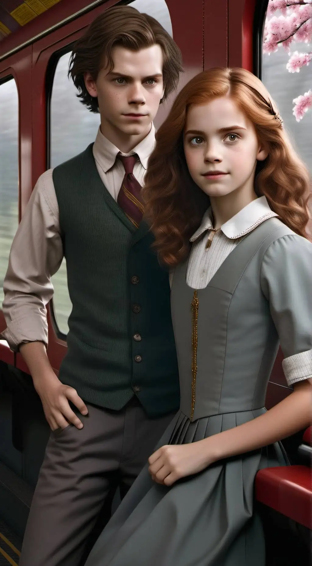 ai character: Hogwarts drama background