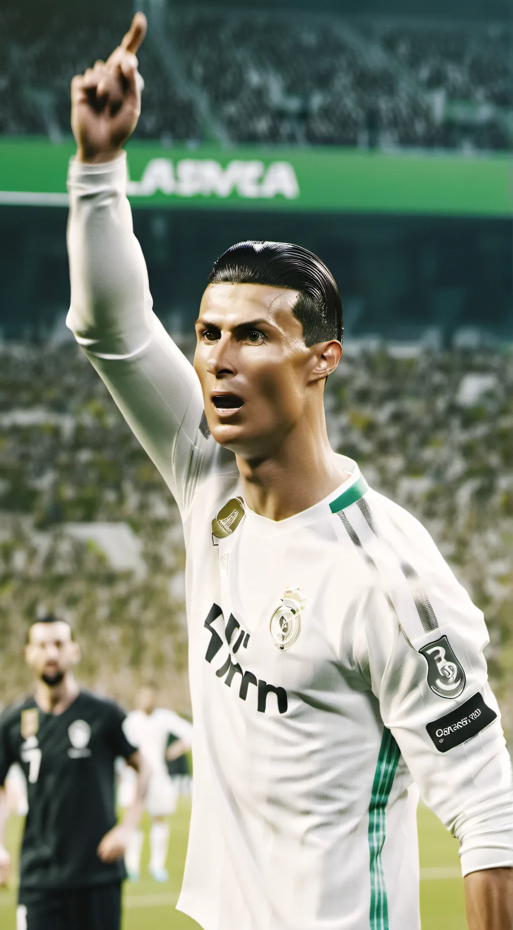 ai character: CR7 background