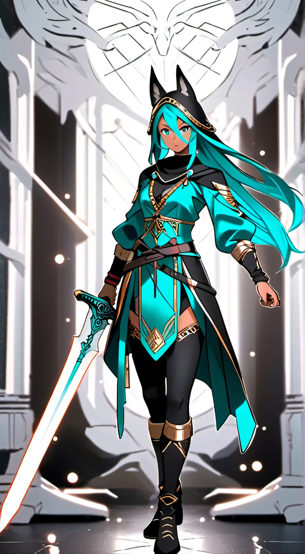 ai character: Para background