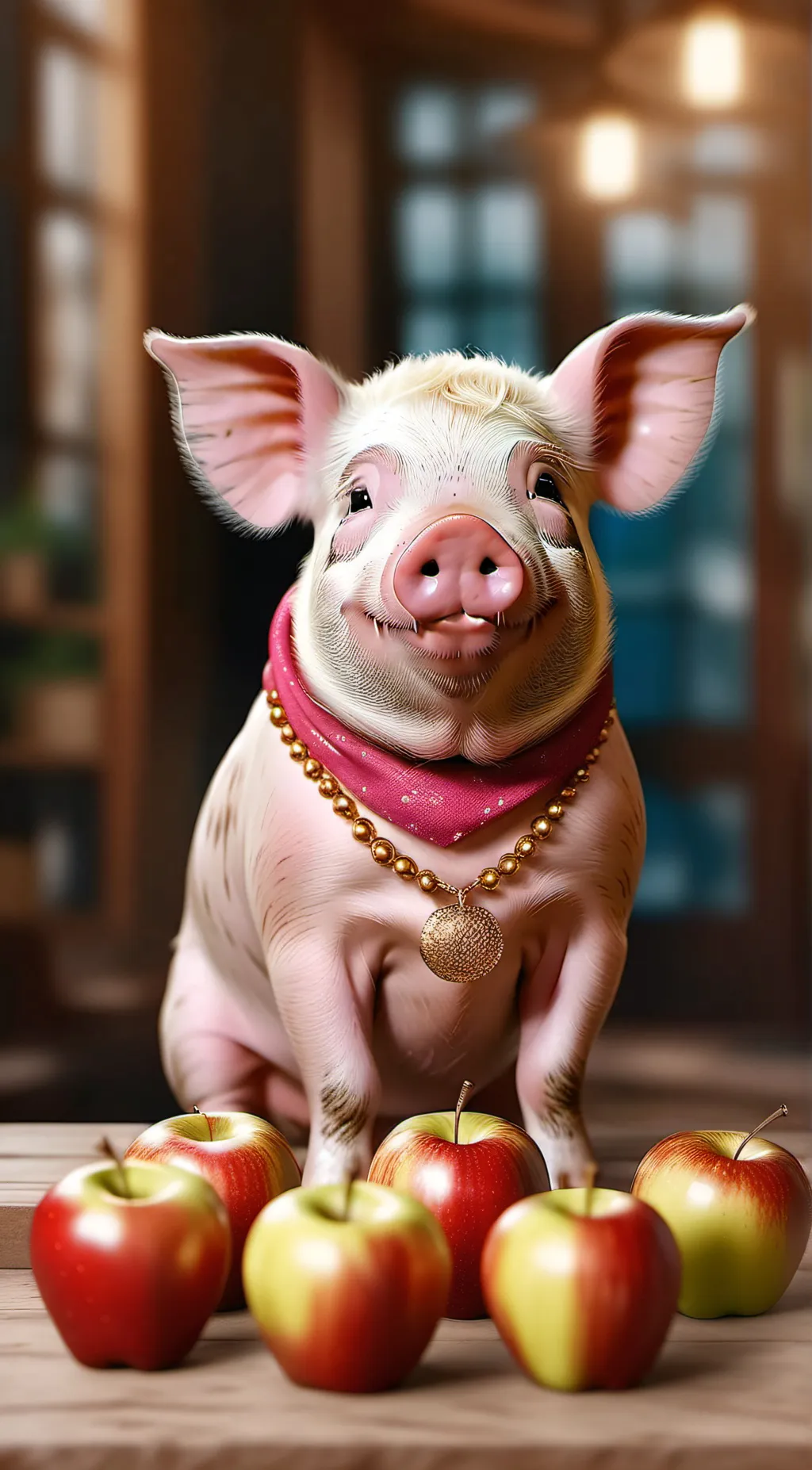 ai character: picky piggy background