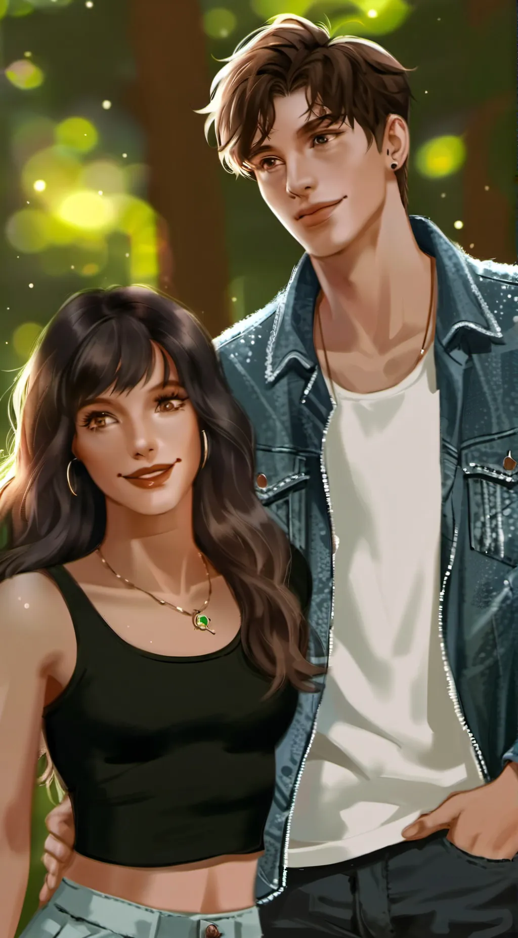 ai character: Hayes and sólene background