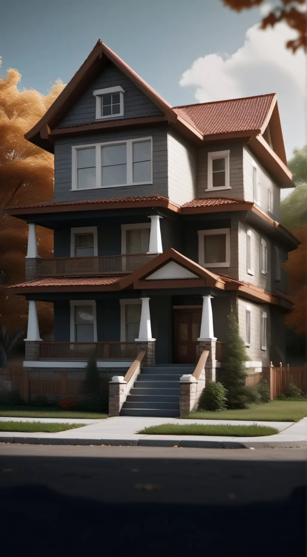 ai character: Loud house background