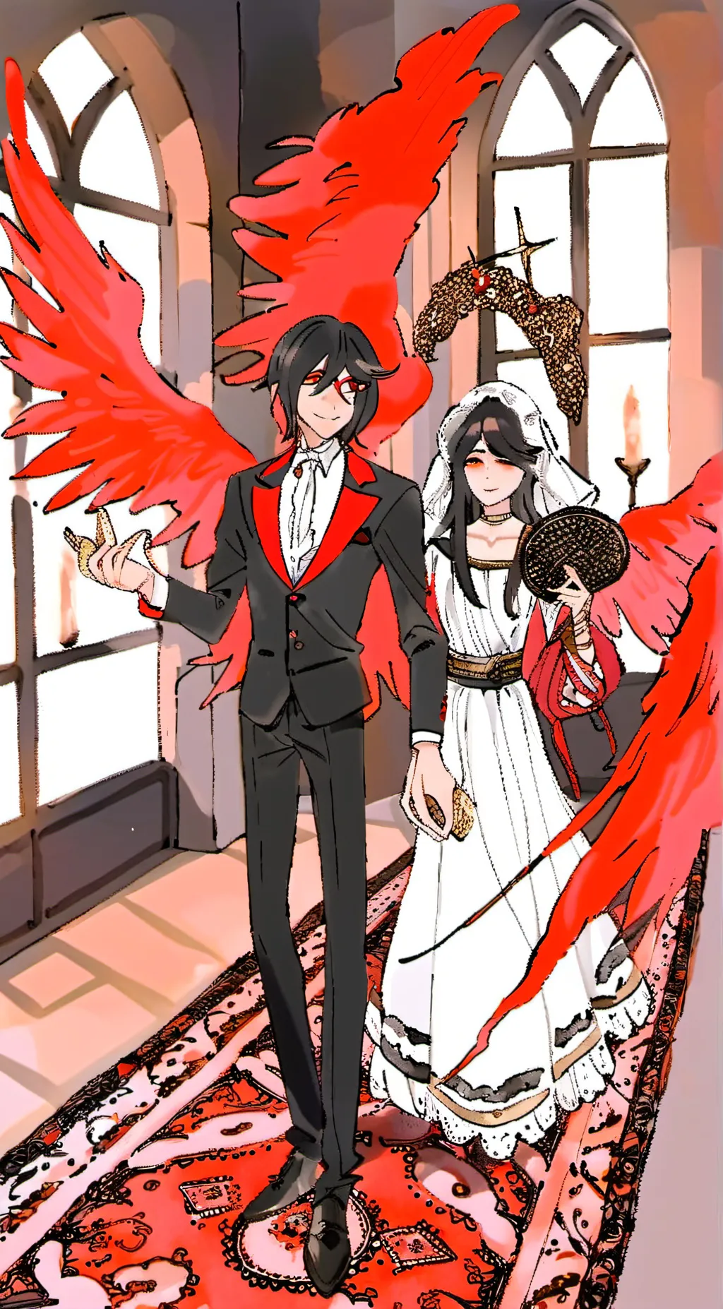 ai character: Lucifer /dad  background