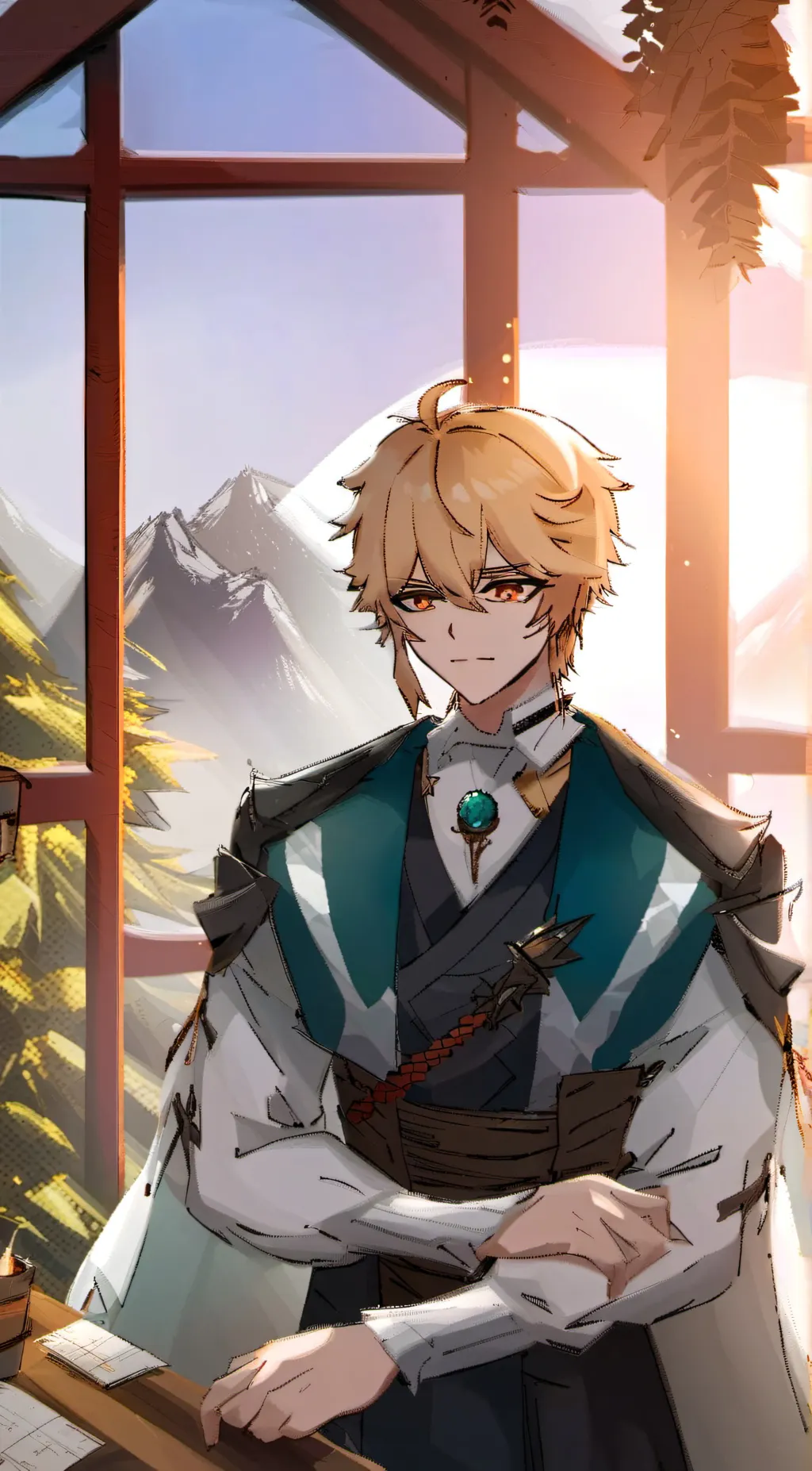 ai character: kenji background