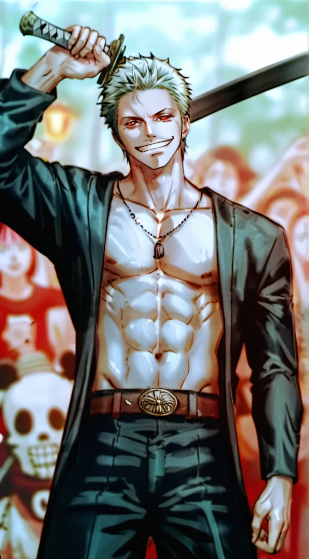 ai character: Roronoa Zoro background