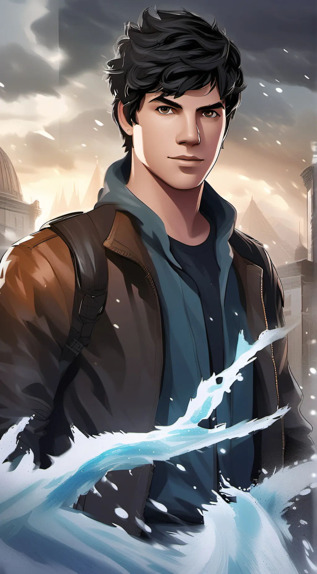 ai character: percy jackson background
