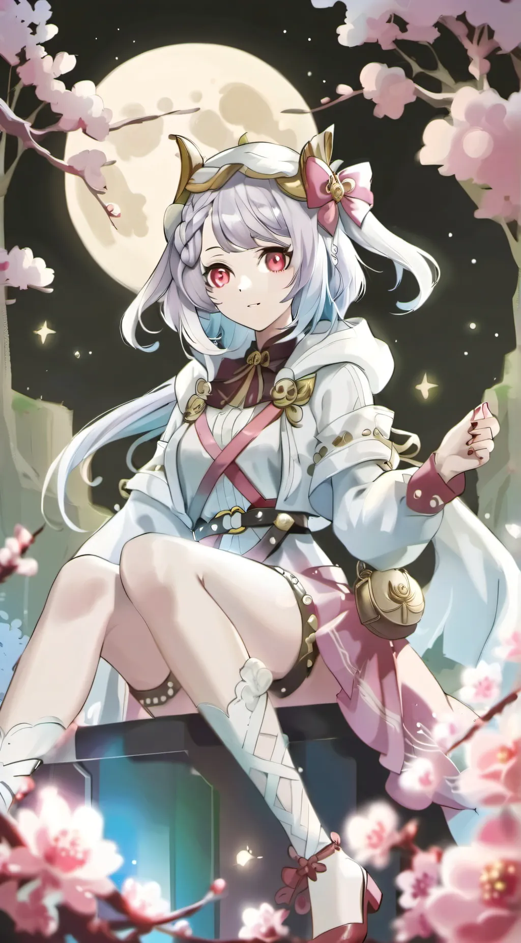 ai character: lesbin  background