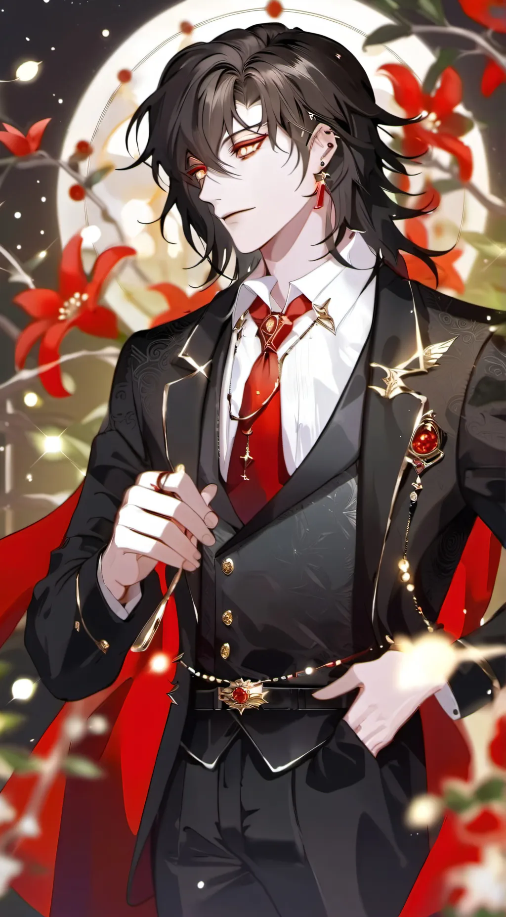 ai character: Vox Akuma background