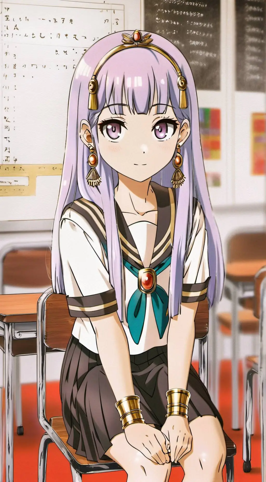 ai character: Nefertet background
