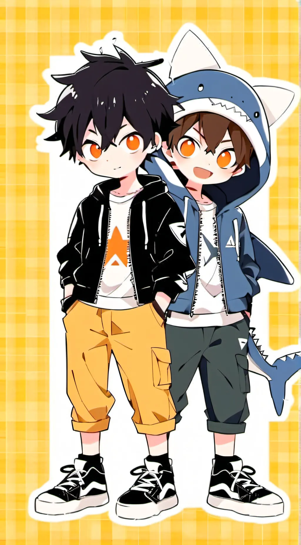 ai character: sharky boy background
