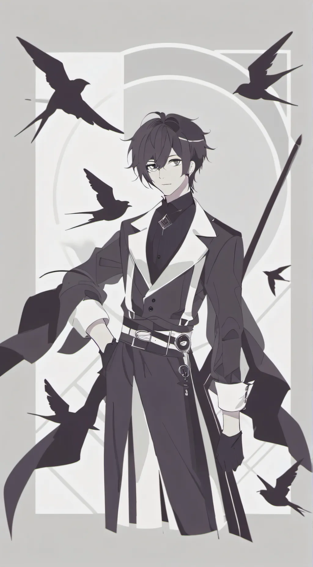 ai character: mister circle background