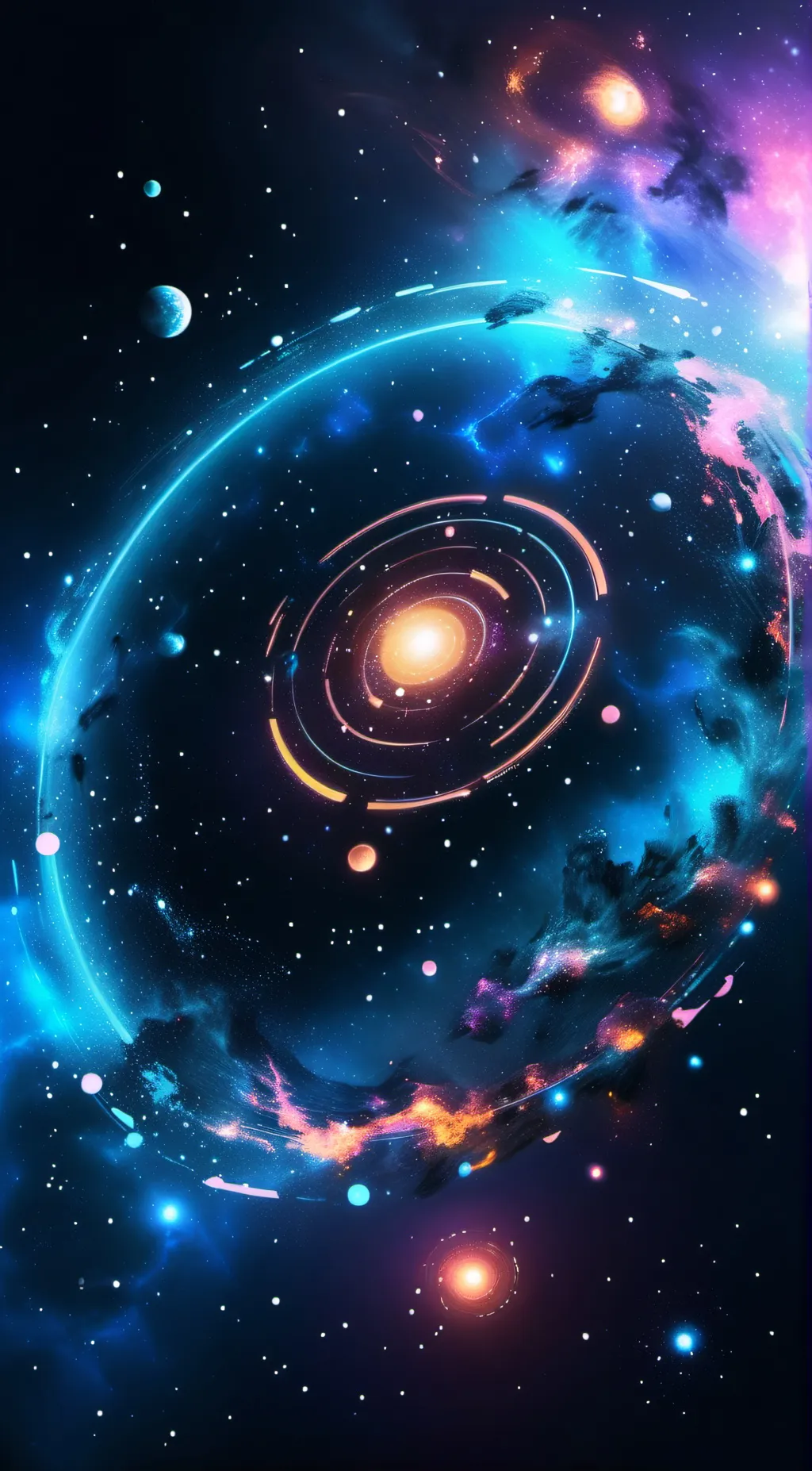 ai character: universo background
