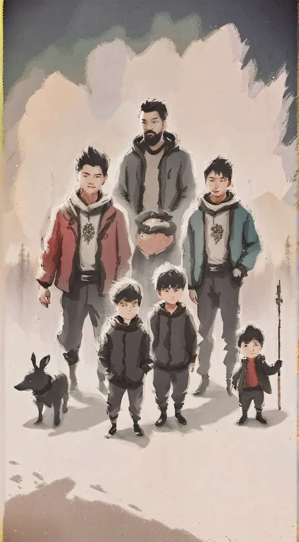 ai character: Bros background