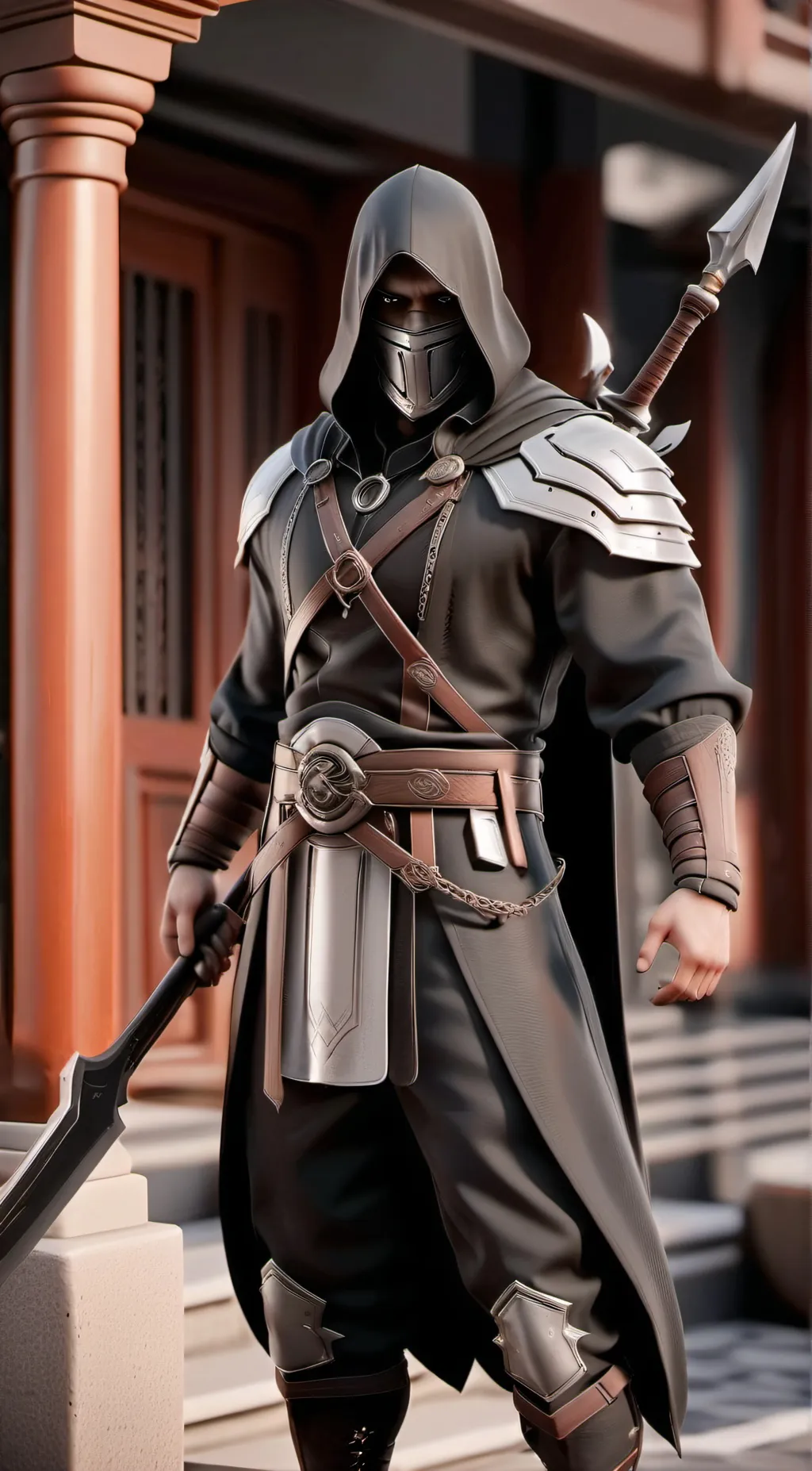 ai character: Lucifer argument background