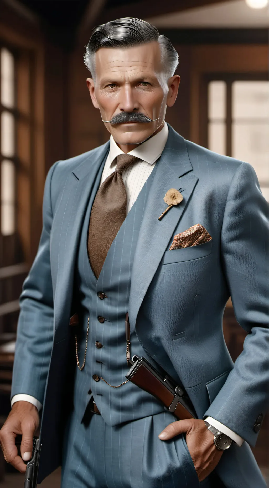 ai character: Grandpa background