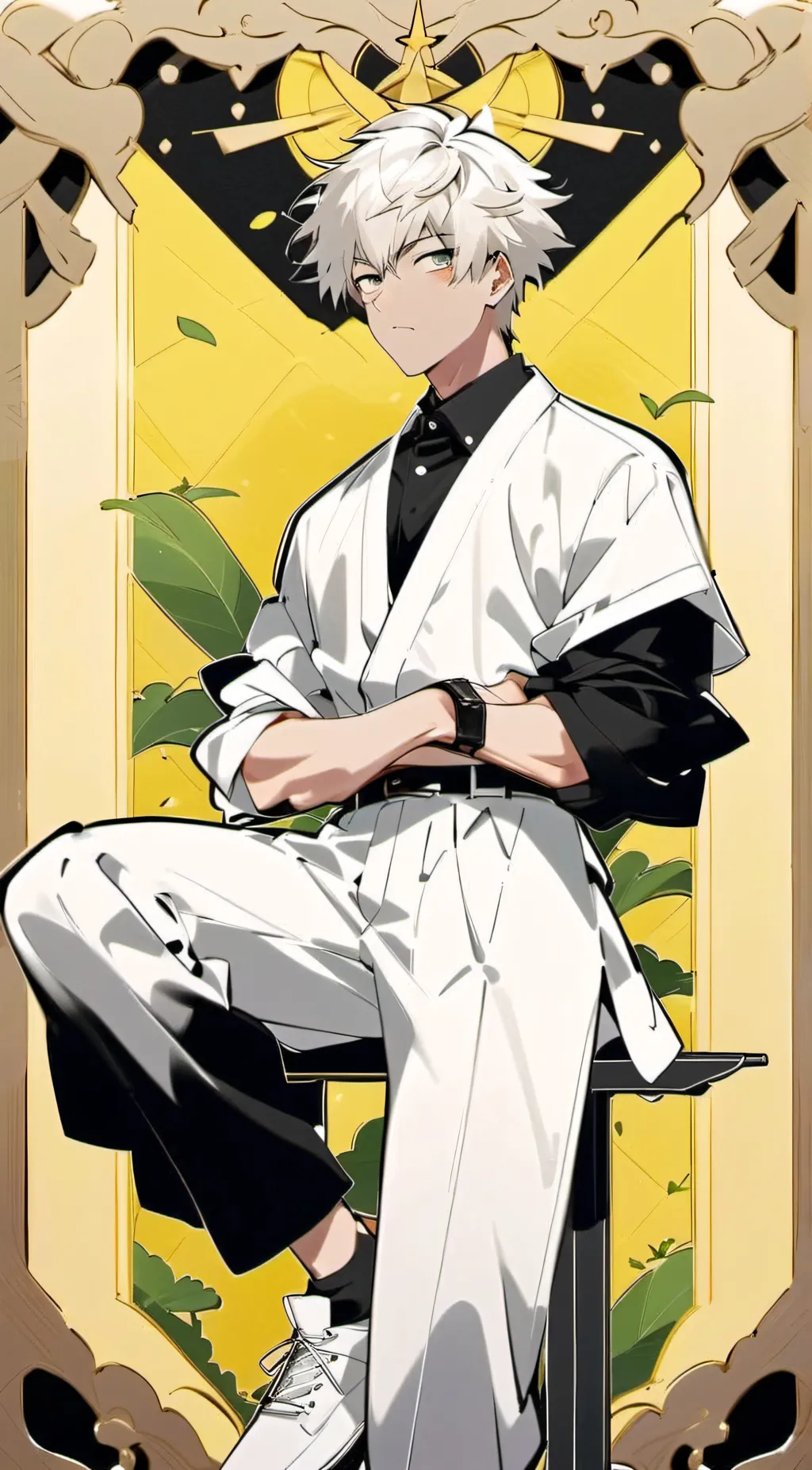 ai character: Katsuki bakugo ❤️🔥 background