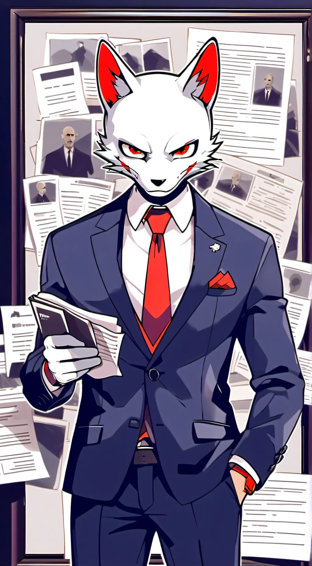 ai character: Max background
