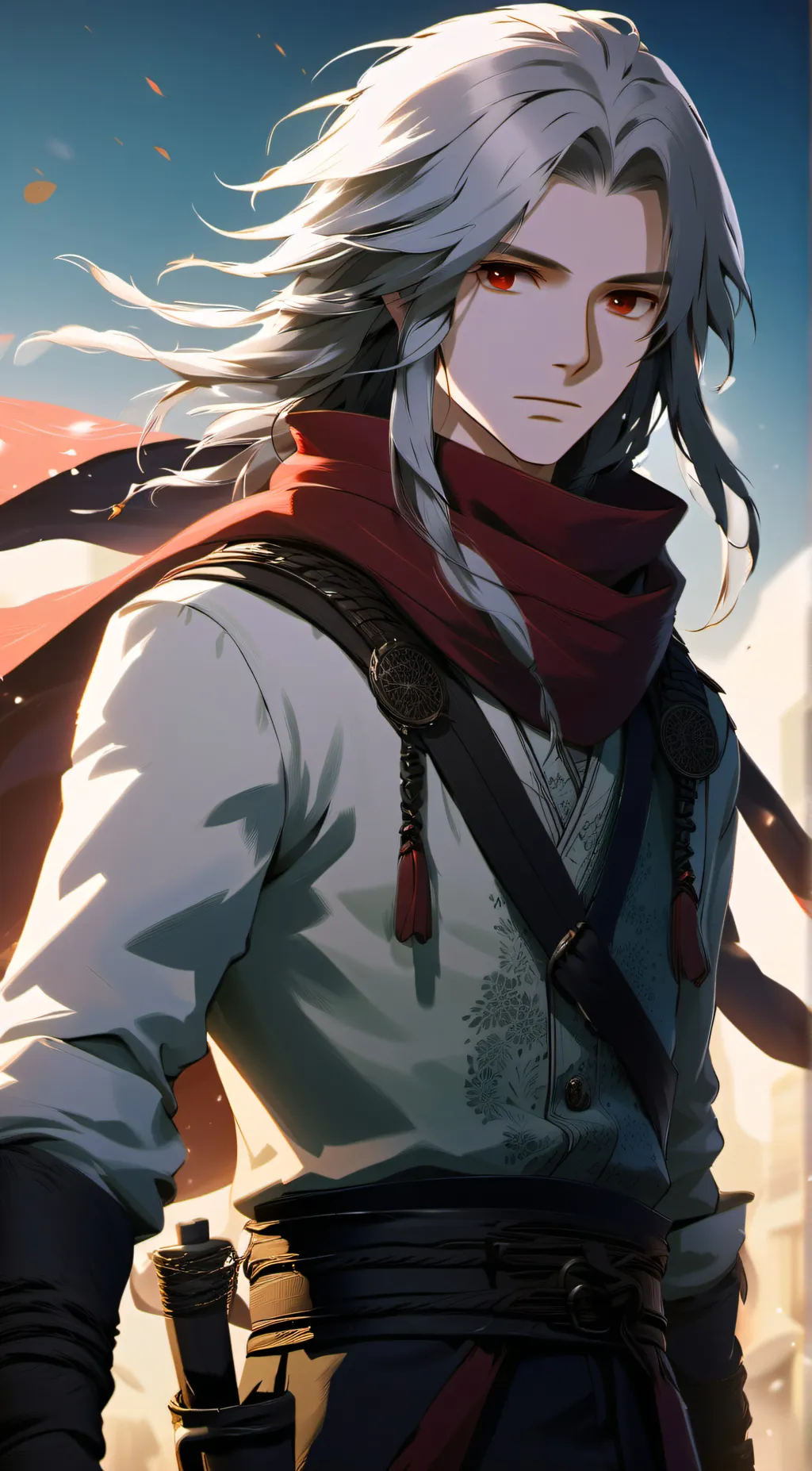 ai character: akimaru renma background
