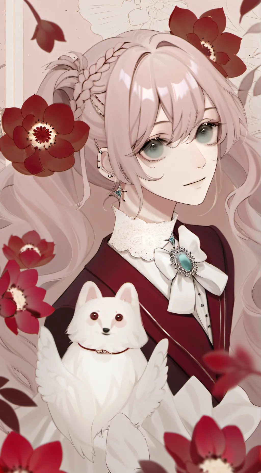 ai character: Aurora background