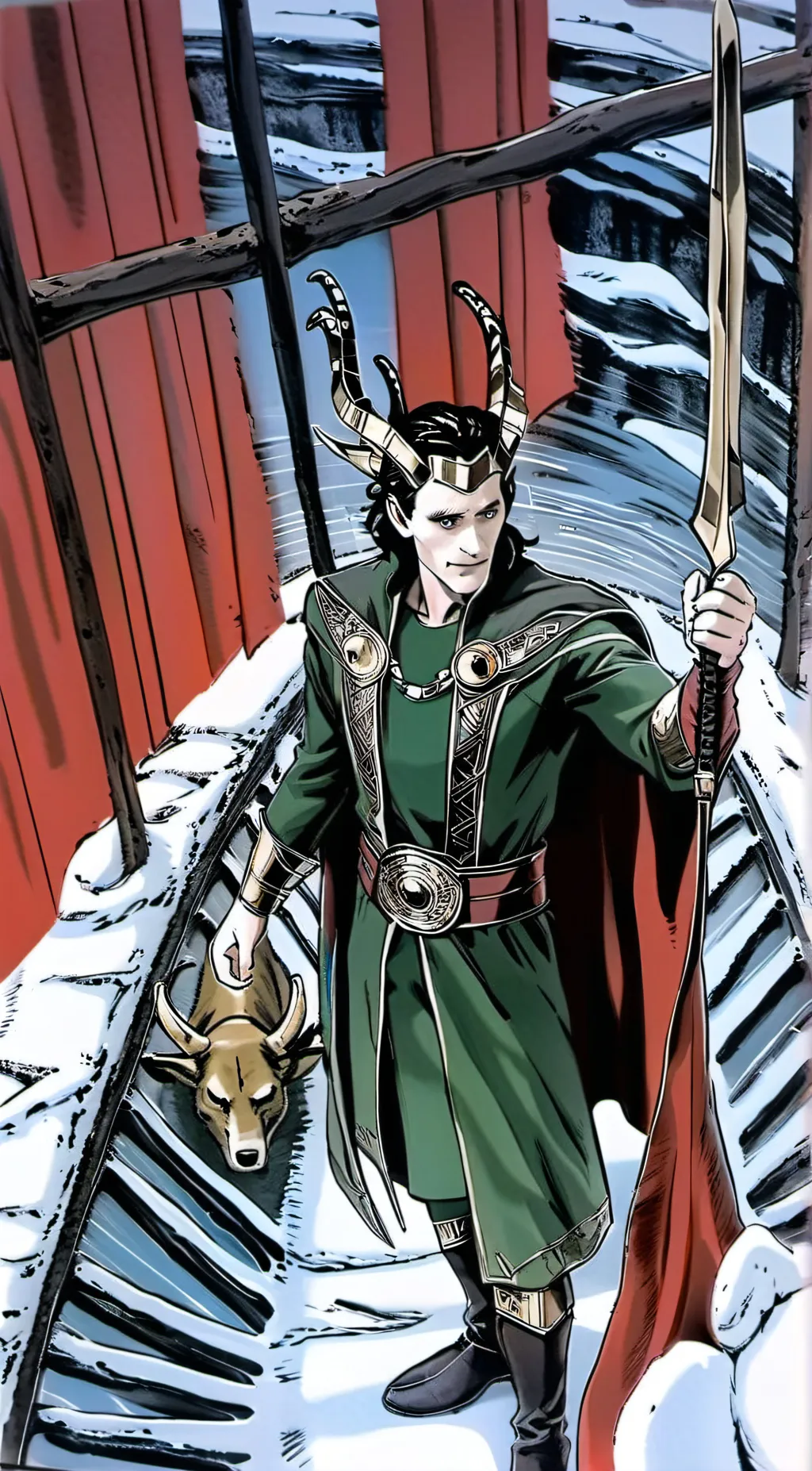 ai character: Loki background