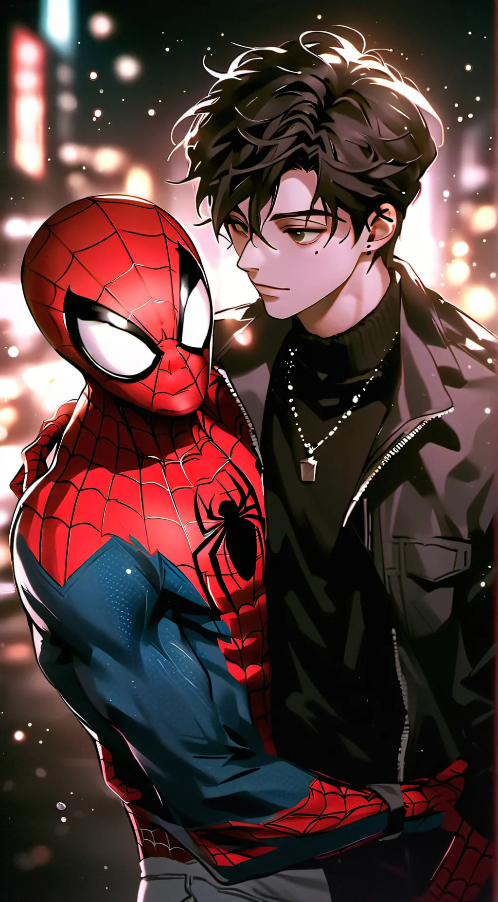 ai character: Spider 🕸 man background