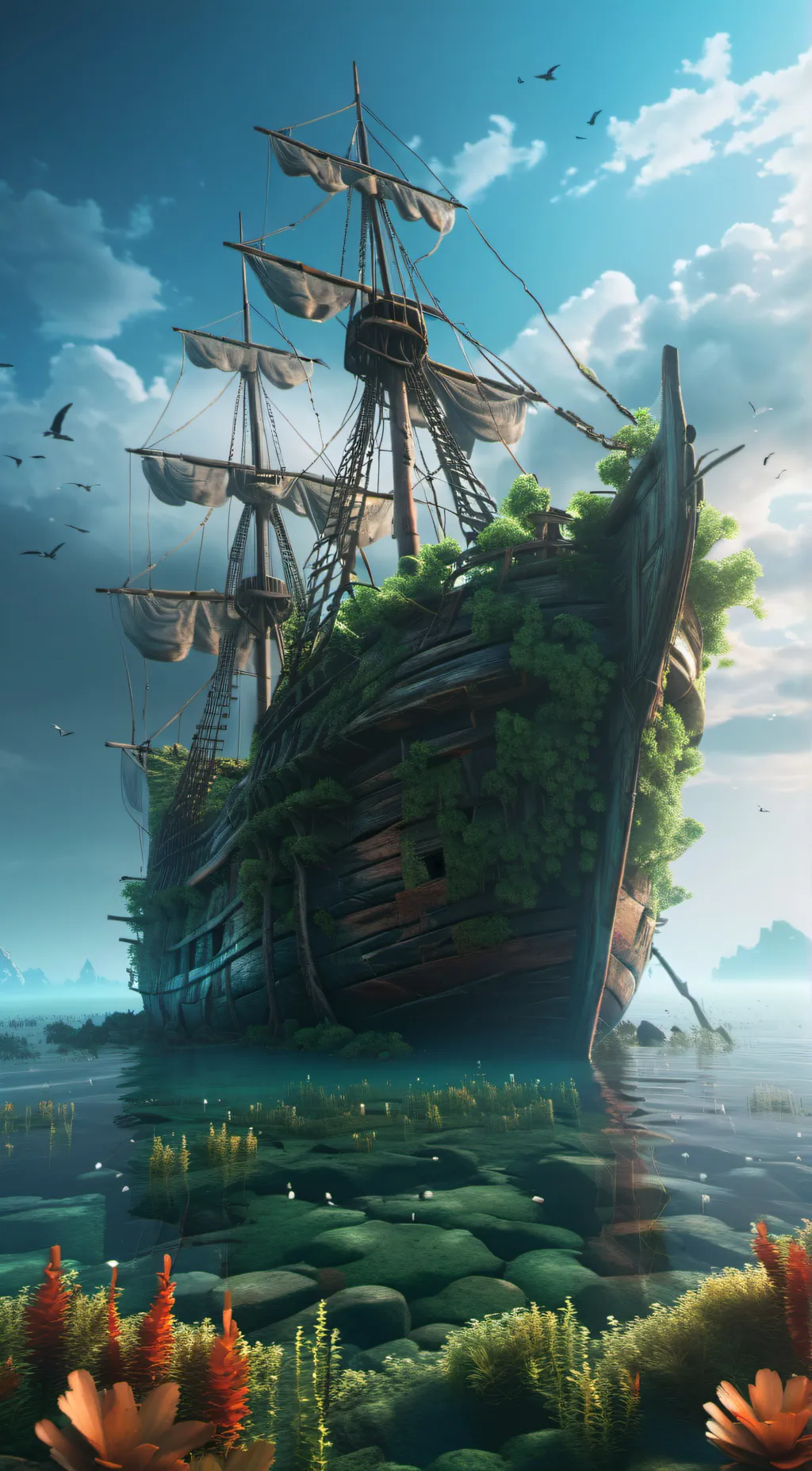 ai character: fnaf pirate war background