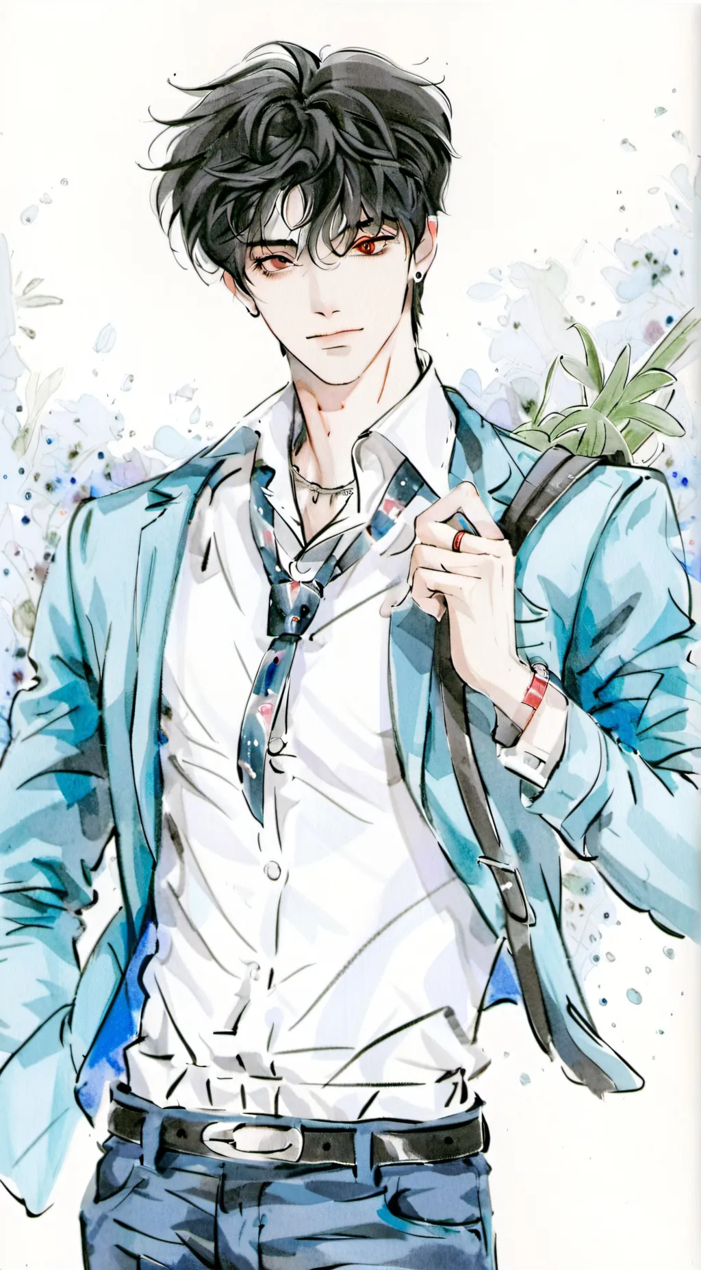 ai character: Justin background