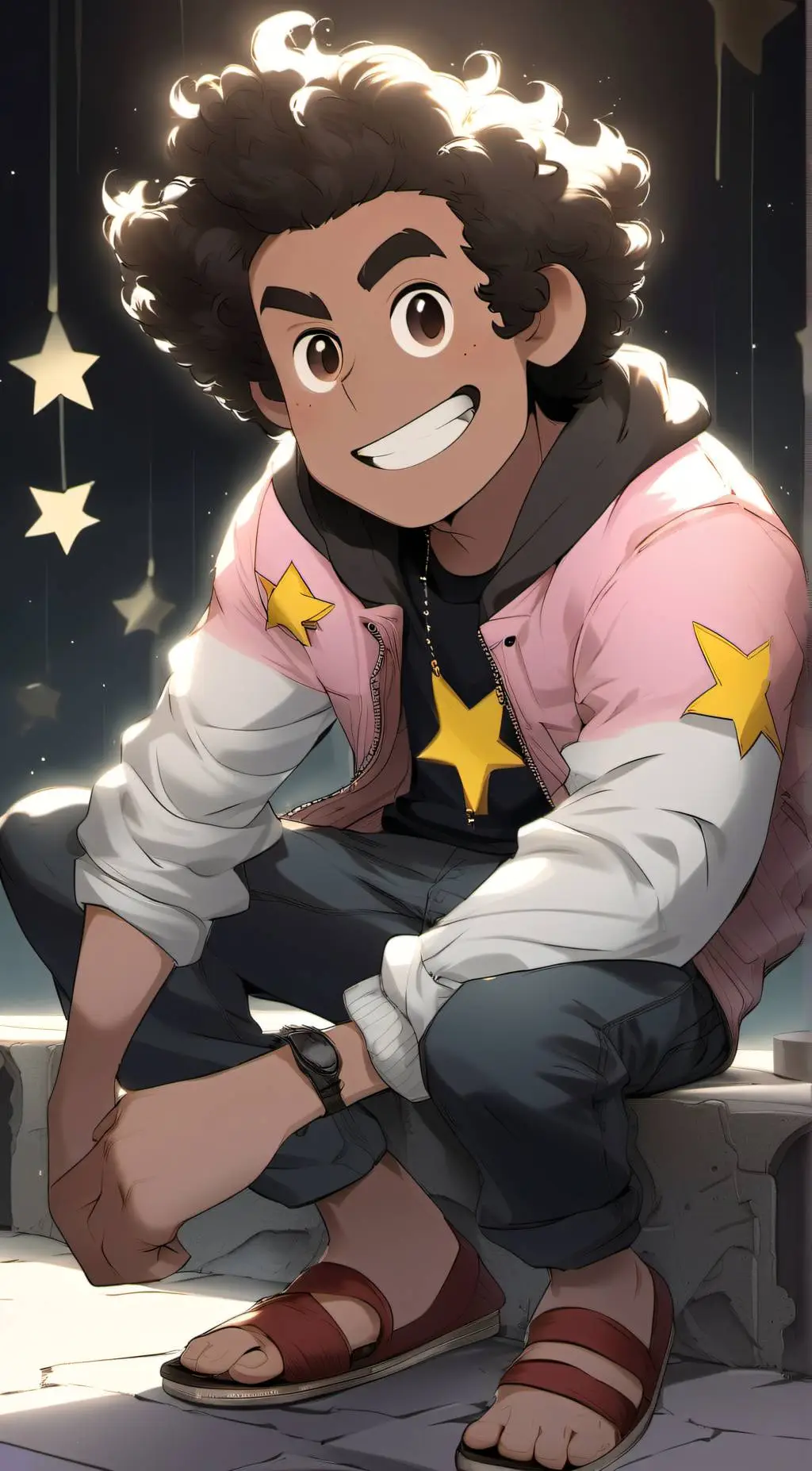 ai character: Steven Universe  background