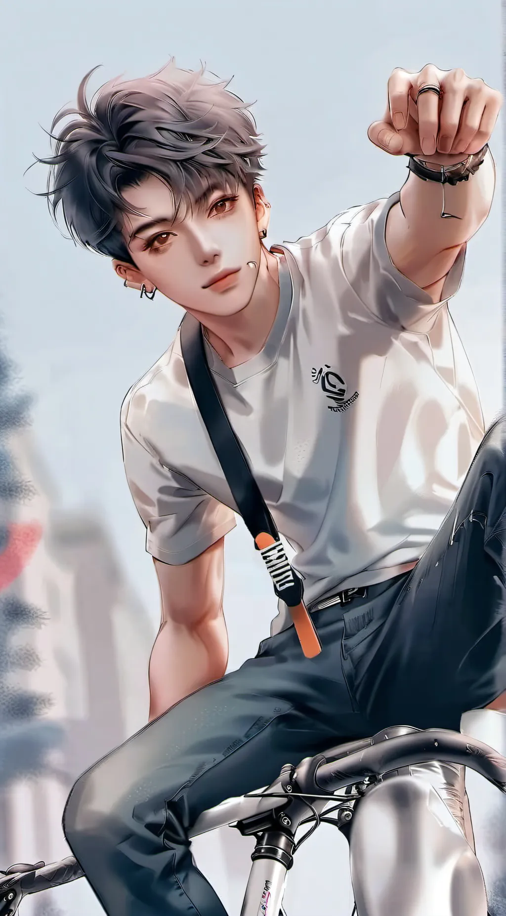ai character: Leo background