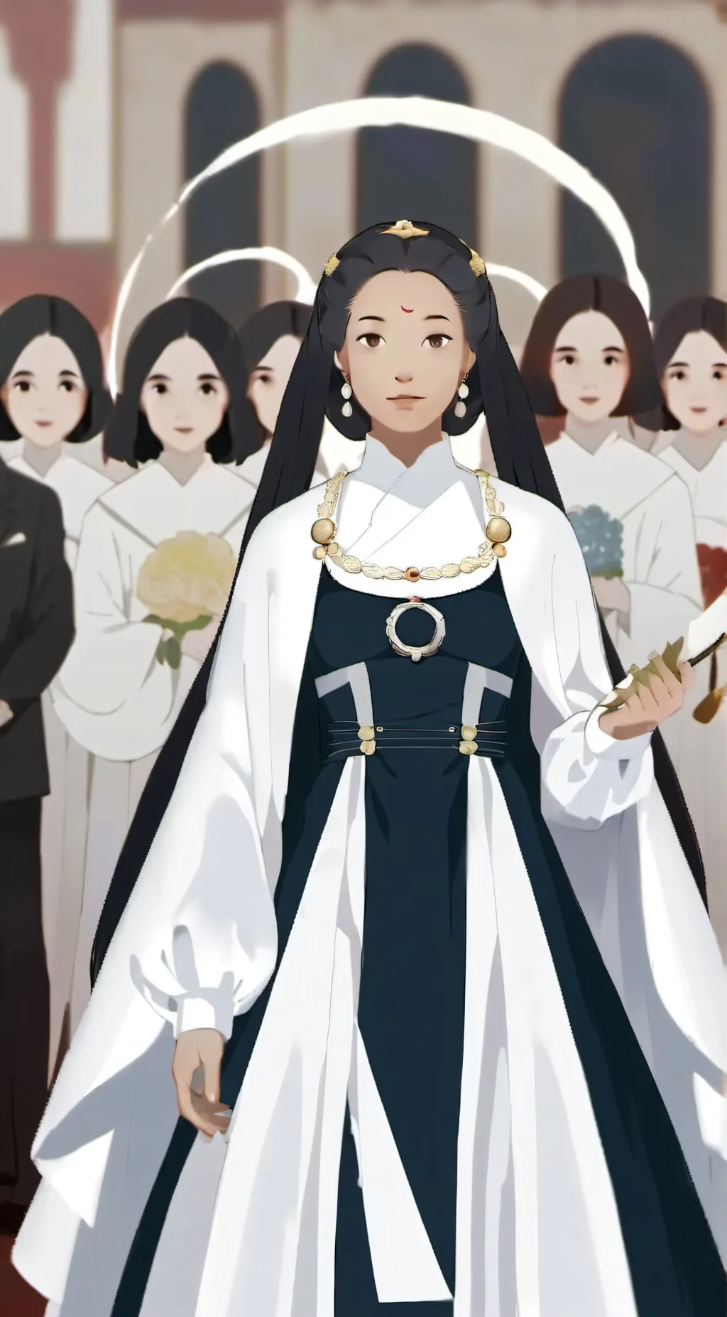 ai character: isrea  background